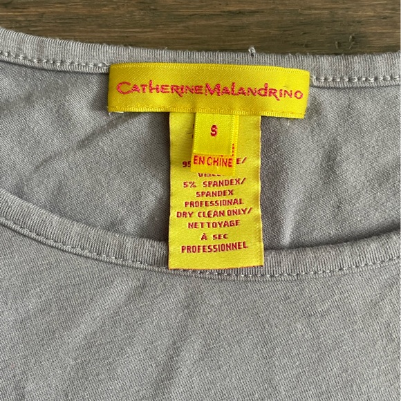 Catherine Malandrino Light Purple/Gray Dress Size Small Soft Comfortable - Picture 4 of 7